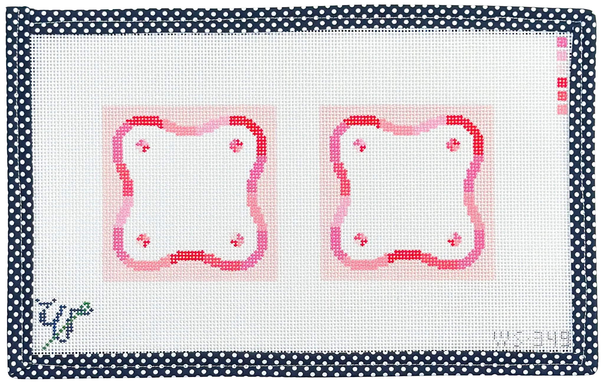 Pink Squiggle Coasters