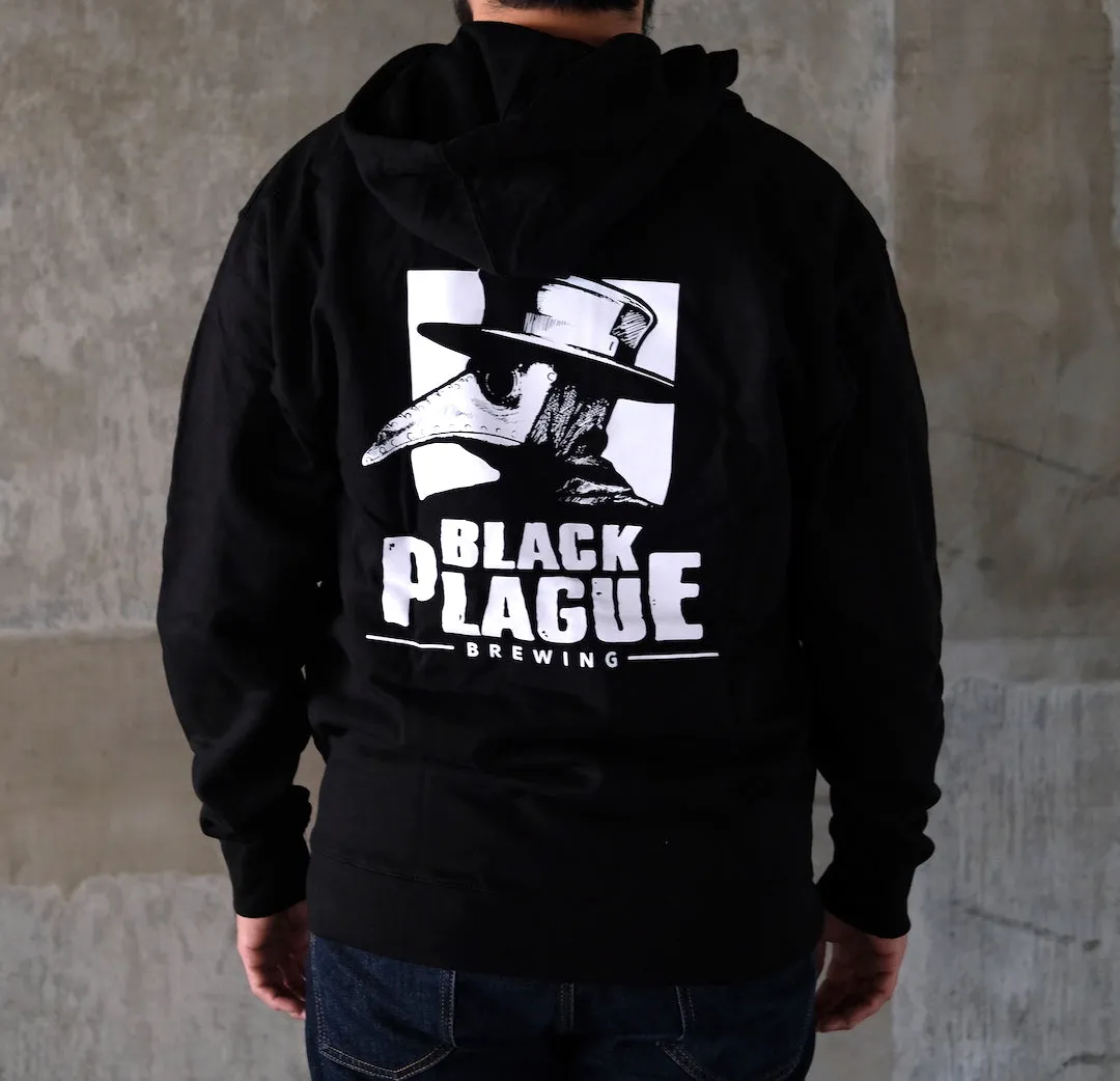 Plague Doctor Zip Fleece - Black