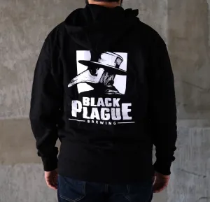 Plague Doctor Zip Fleece - Black
