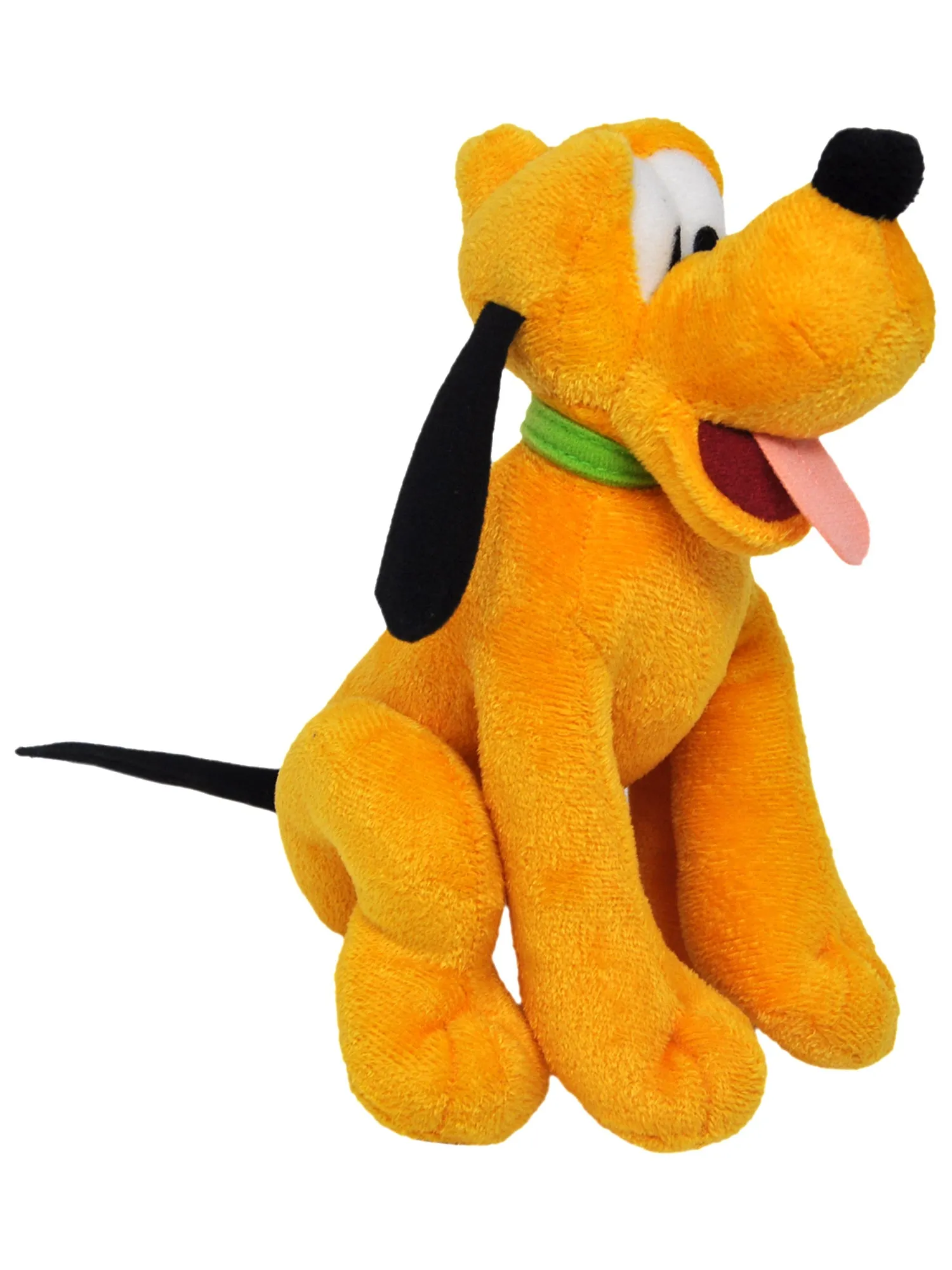 Pluto Disney Dog 9" Plush Toy w/ 15" Mickey & Friends Drawstring Tote Bag Set