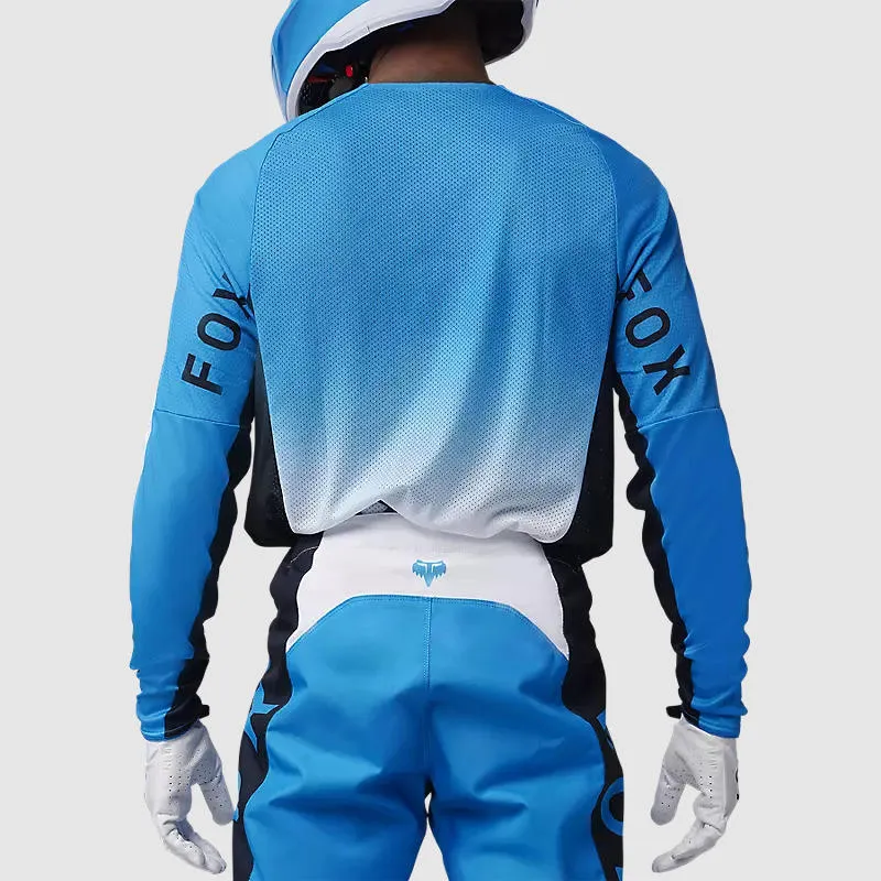 Polera Moto 360 Divider Azul Fox