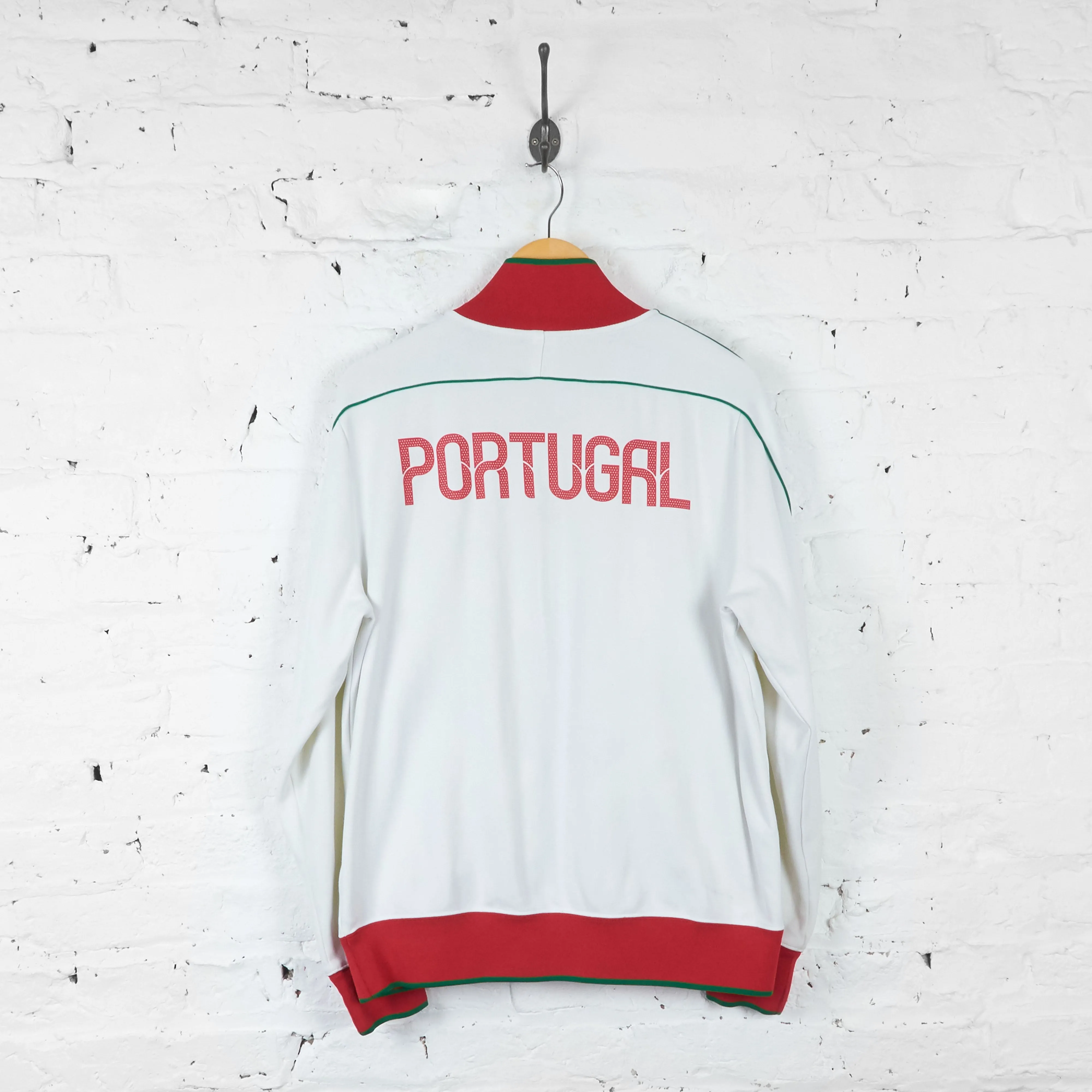 Portugal Football Nike Tracksuit Top Jacket - White - L