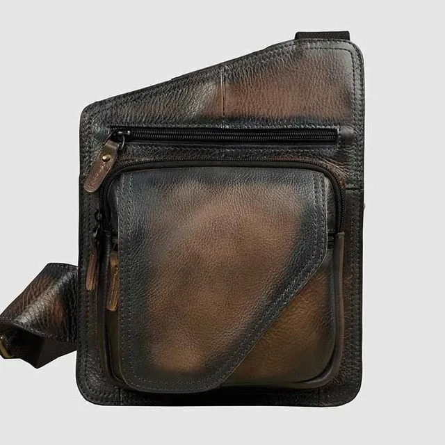 'Postman' Leather Chest Sling