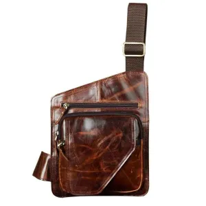 'Postman' Leather Chest Sling