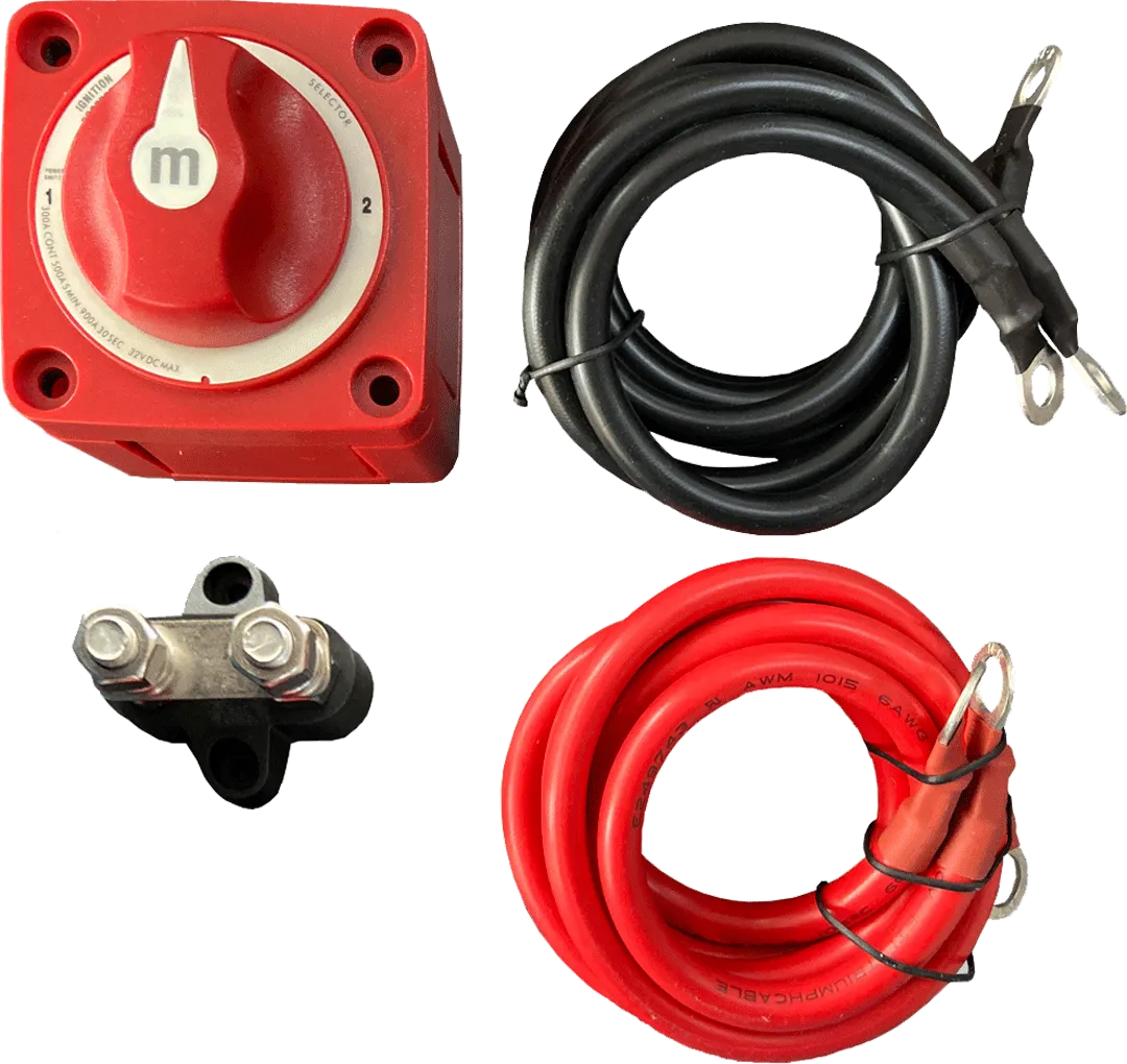 Power House Lithium BATTERY INSTALL KIT W/ 3 WAY PERKO
