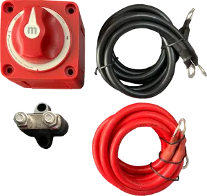 Power House Lithium BATTERY INSTALL KIT W/ 3 WAY PERKO