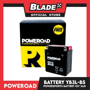 Poweroad Maintenance-Free Motorcycle Battery YB3L-BS