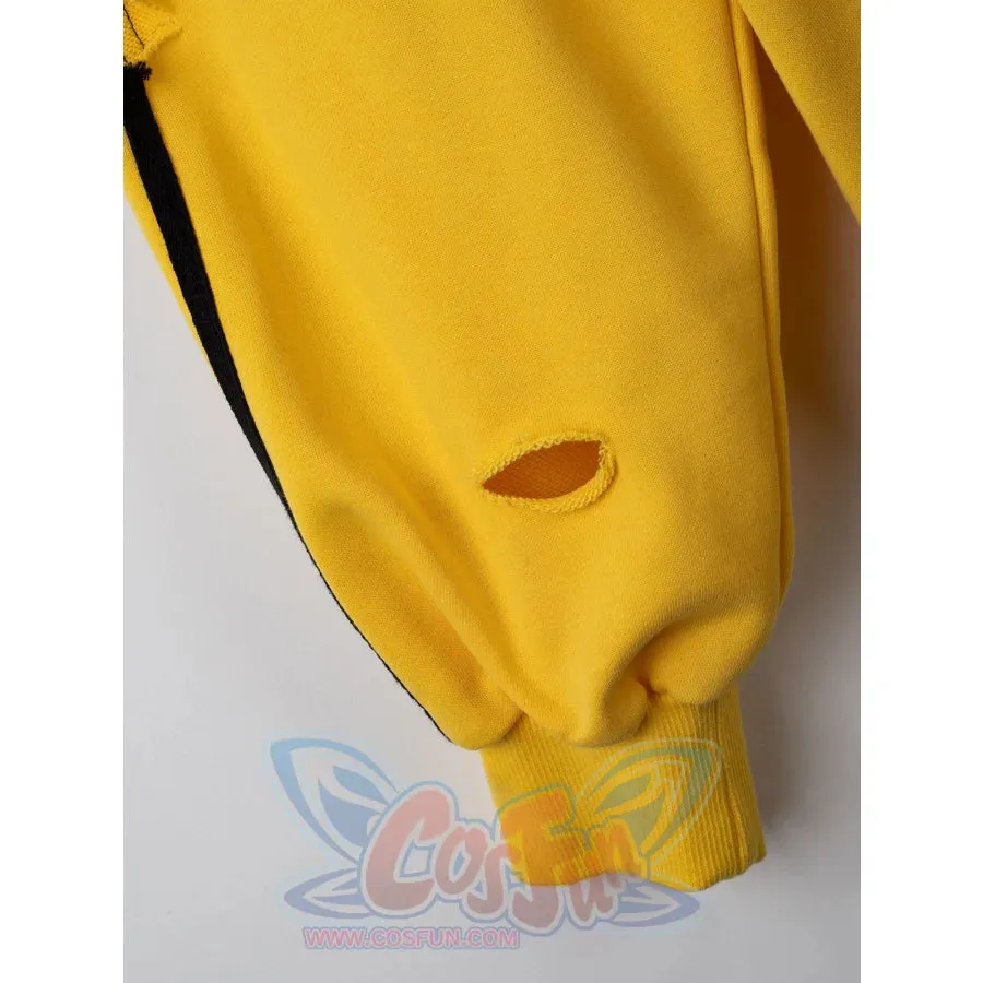 【PRE-SALE】COSFUN Original Cute Electric Critter Yellow Grunge Cosplay Full Zip Hoodie A00006