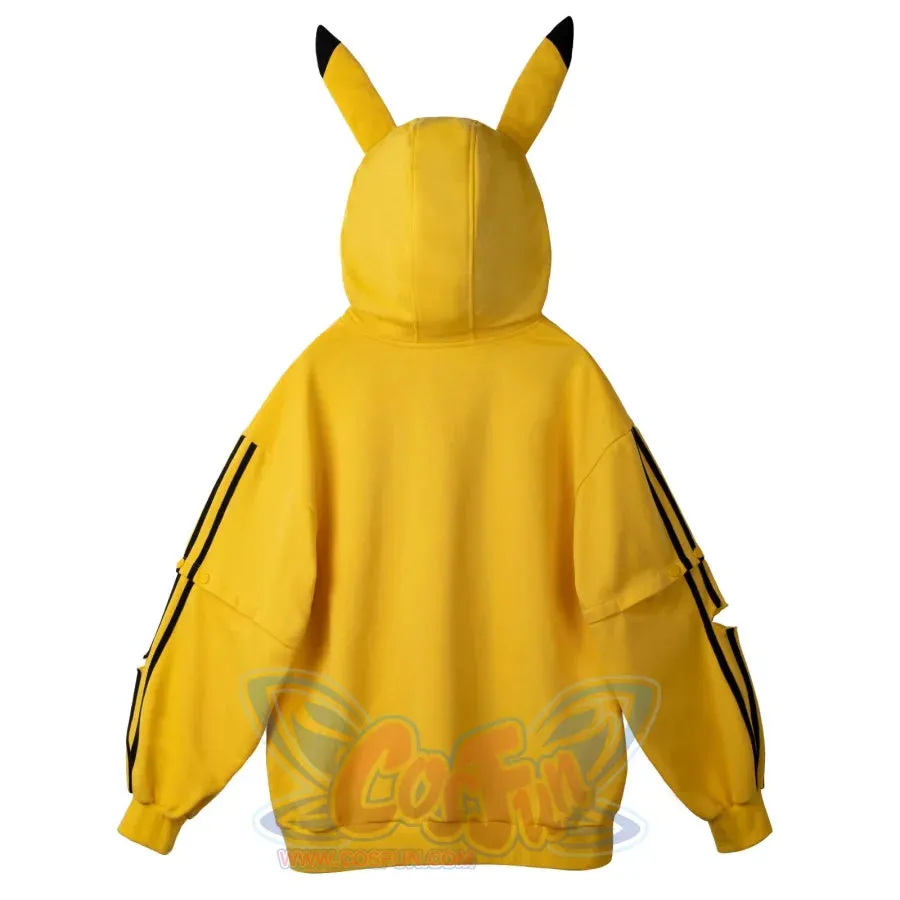 【PRE-SALE】COSFUN Original Cute Electric Critter Yellow Grunge Cosplay Full Zip Hoodie A00006