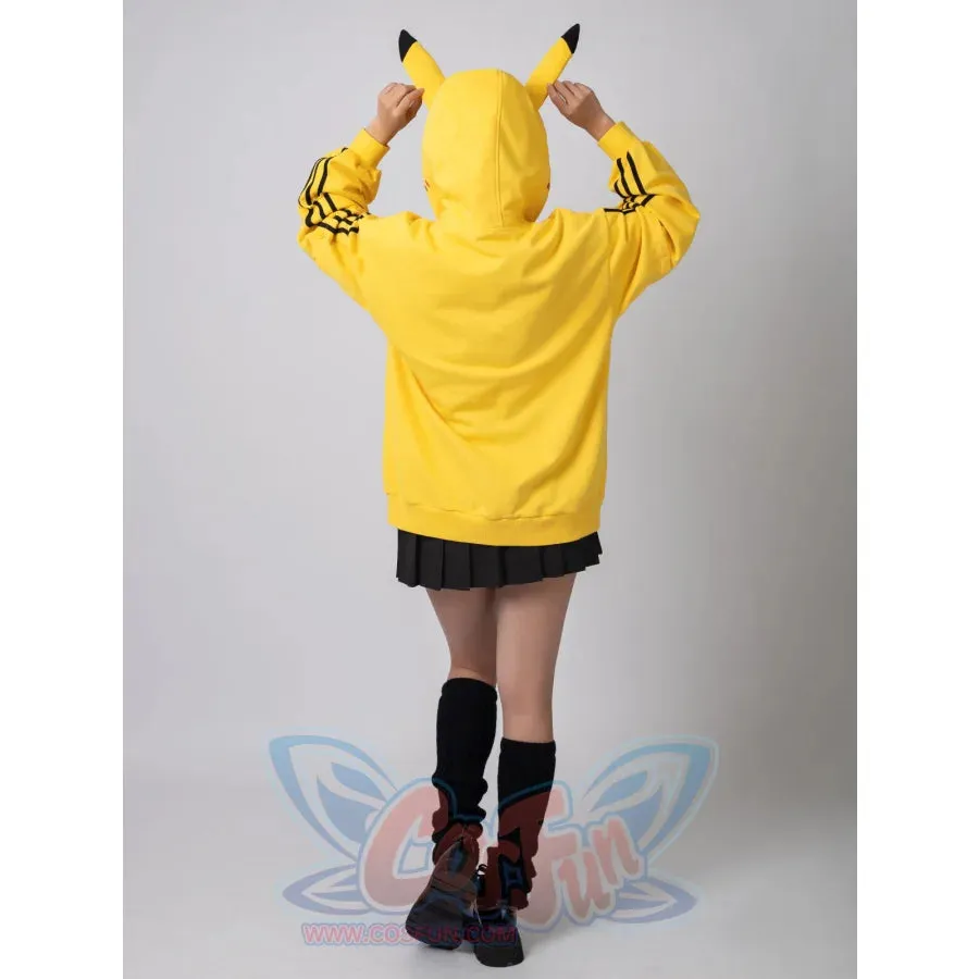 【PRE-SALE】COSFUN Original Cute Electric Critter Yellow Grunge Cosplay Full Zip Hoodie A00006