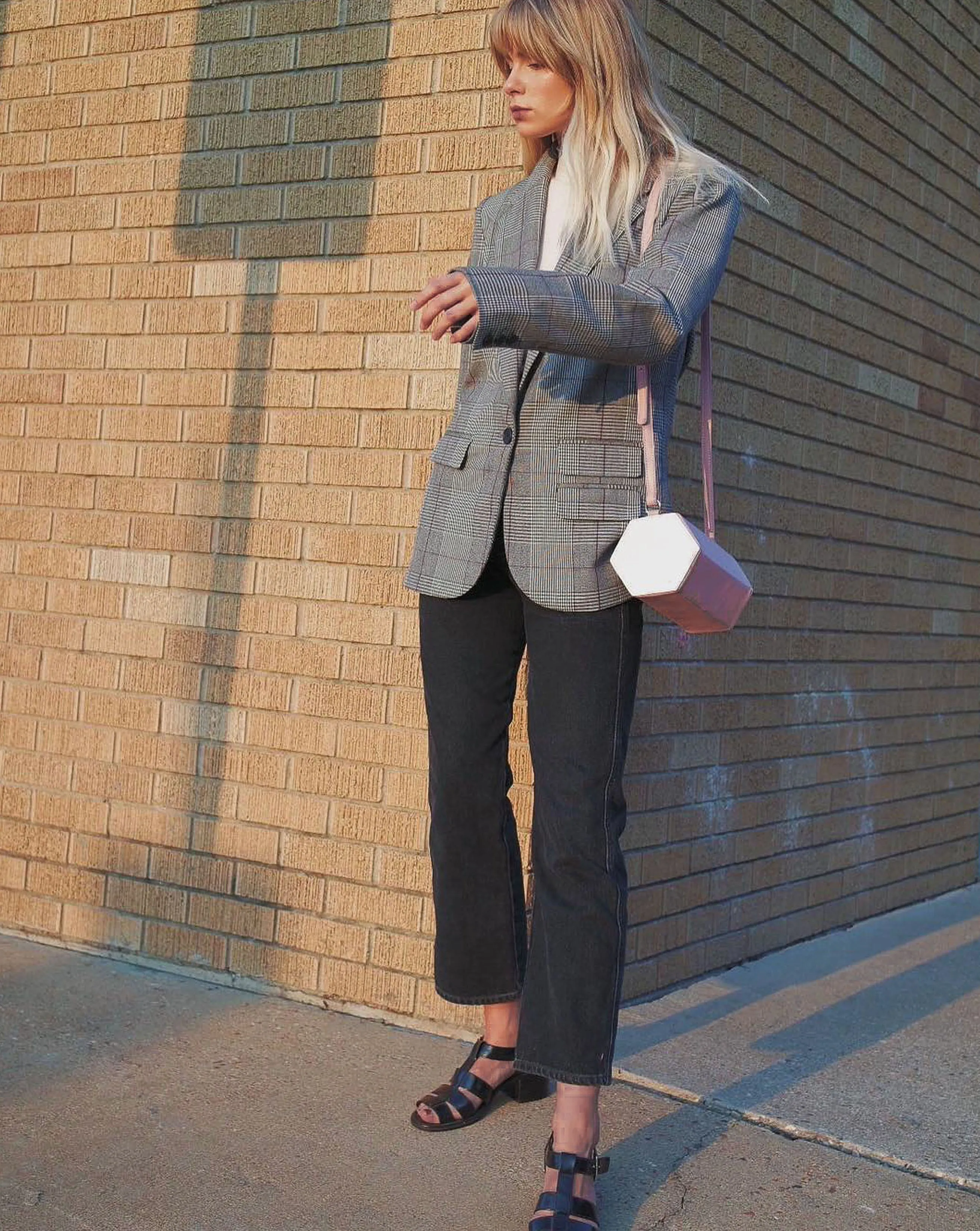 PRISM Crossbody in Shell Pink
