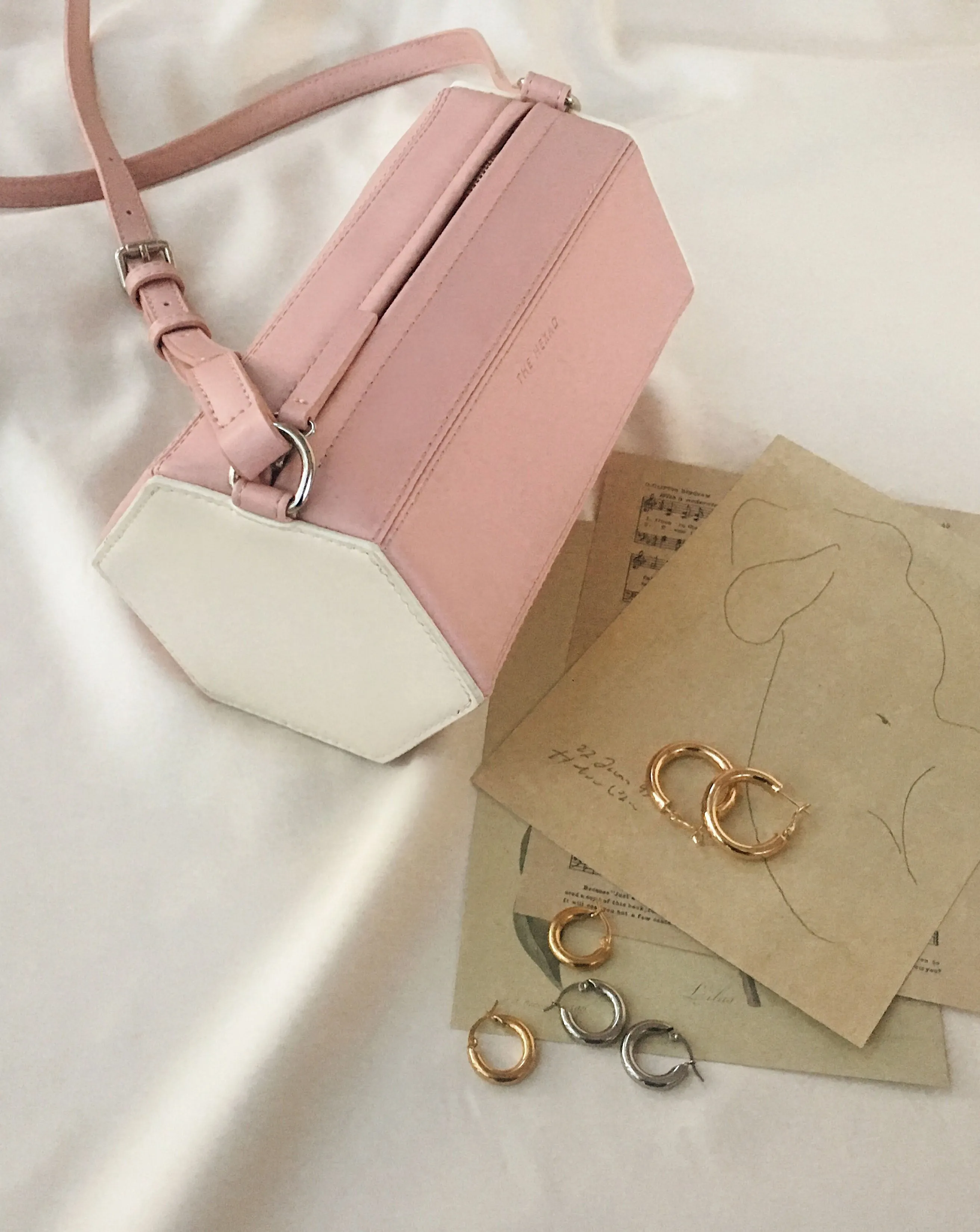 PRISM Crossbody in Shell Pink