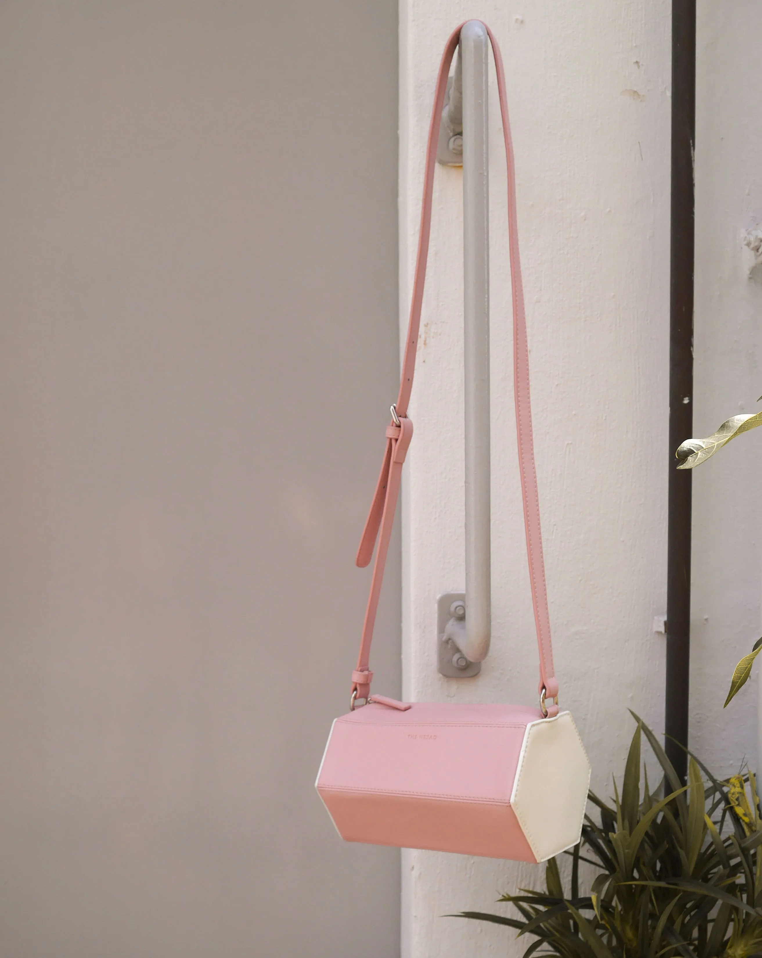 PRISM Crossbody in Shell Pink