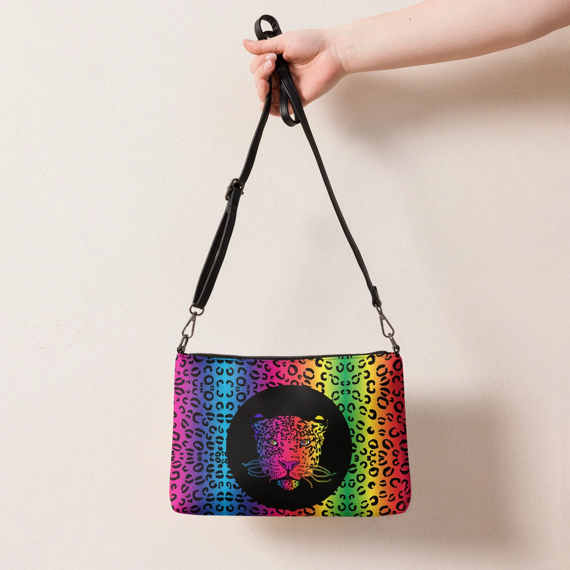 Proud Panther Rainbow Crossbody bag