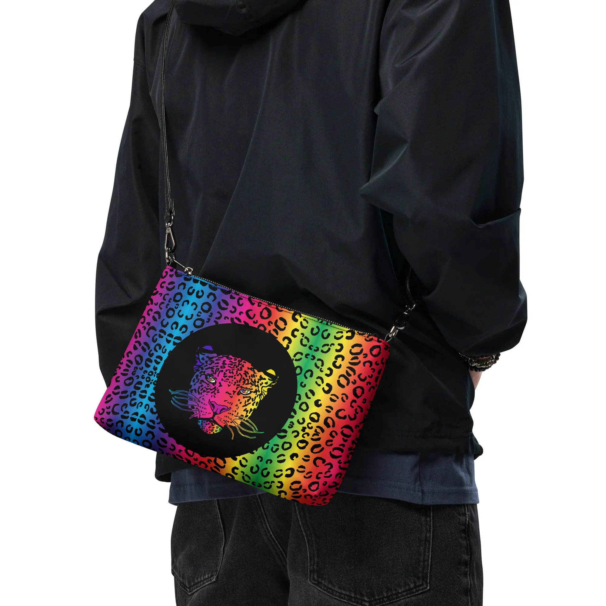 Proud Panther Rainbow Crossbody bag