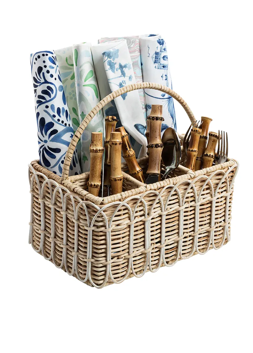 Provence Rattan Caddy