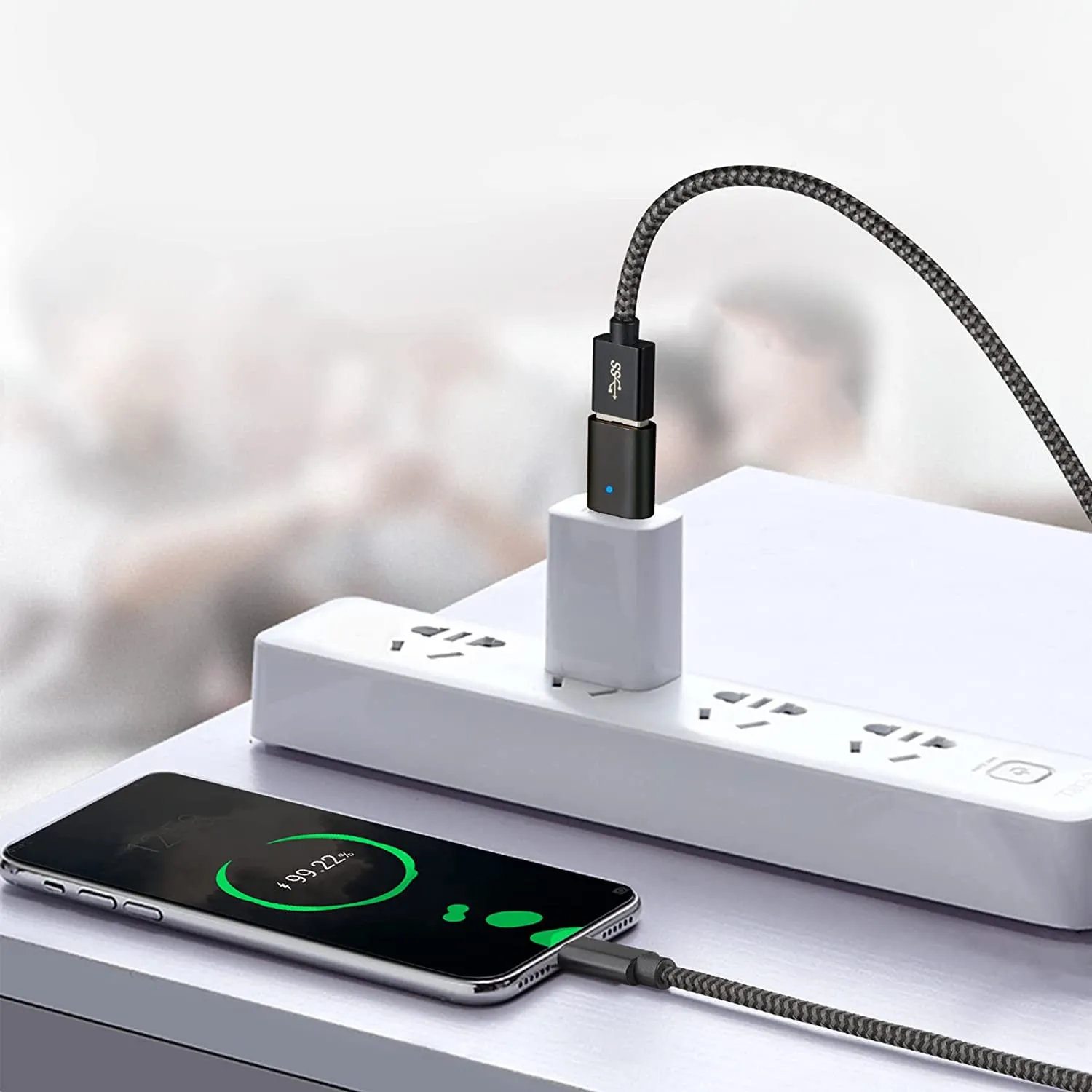 Przejściówka / Adapter OTG USB-C na USB 3.0 - Czarny