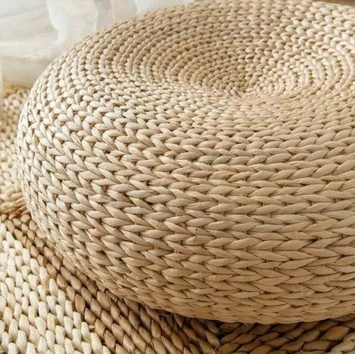 Puff De Rattan - Fibras Naturales