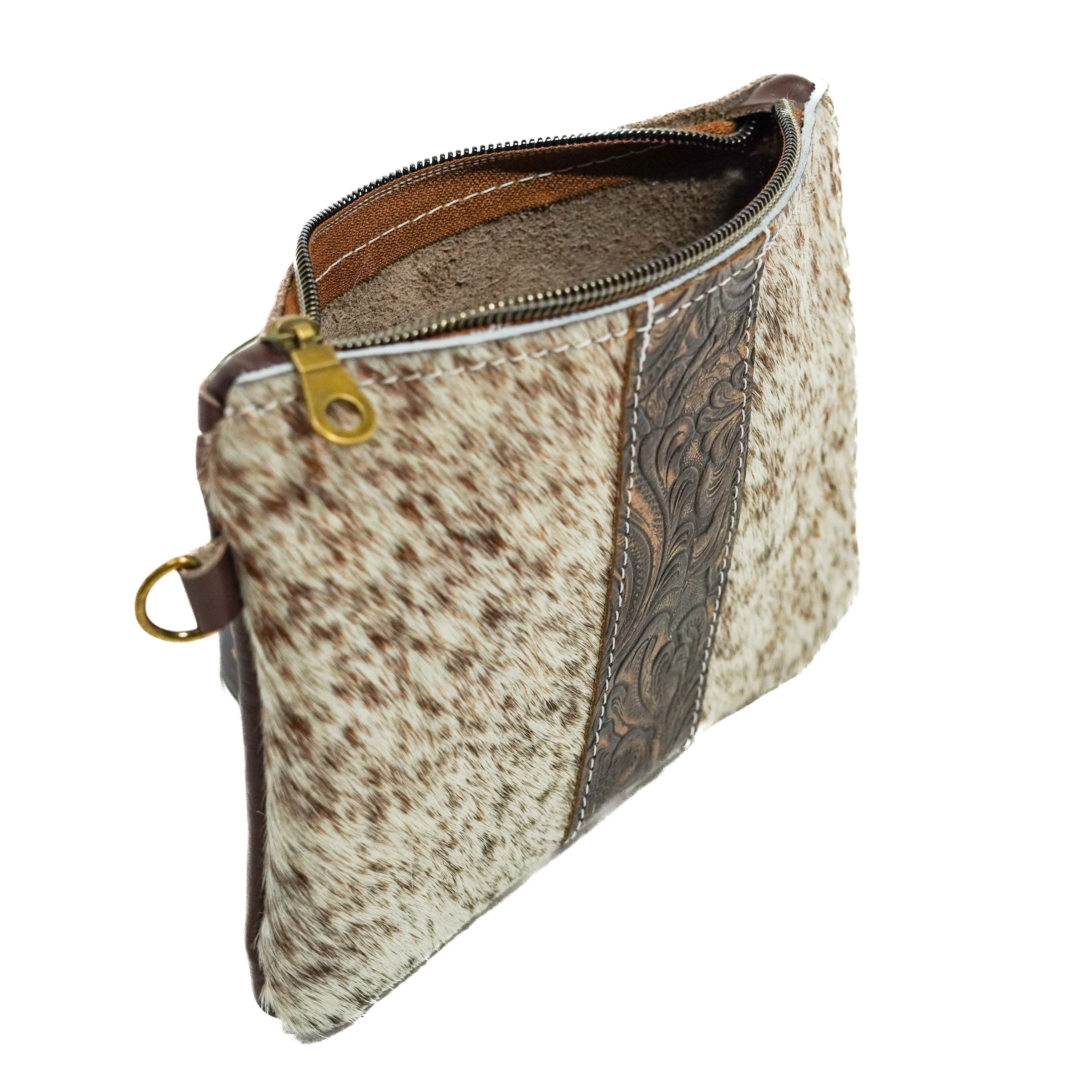 Purse Organizer - Longhorn w/ Wildflower