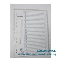 PVC Index Divider (1 to 31)