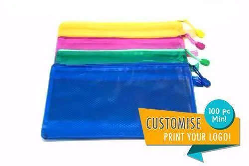 PVC Zip Case with Divider (A4)