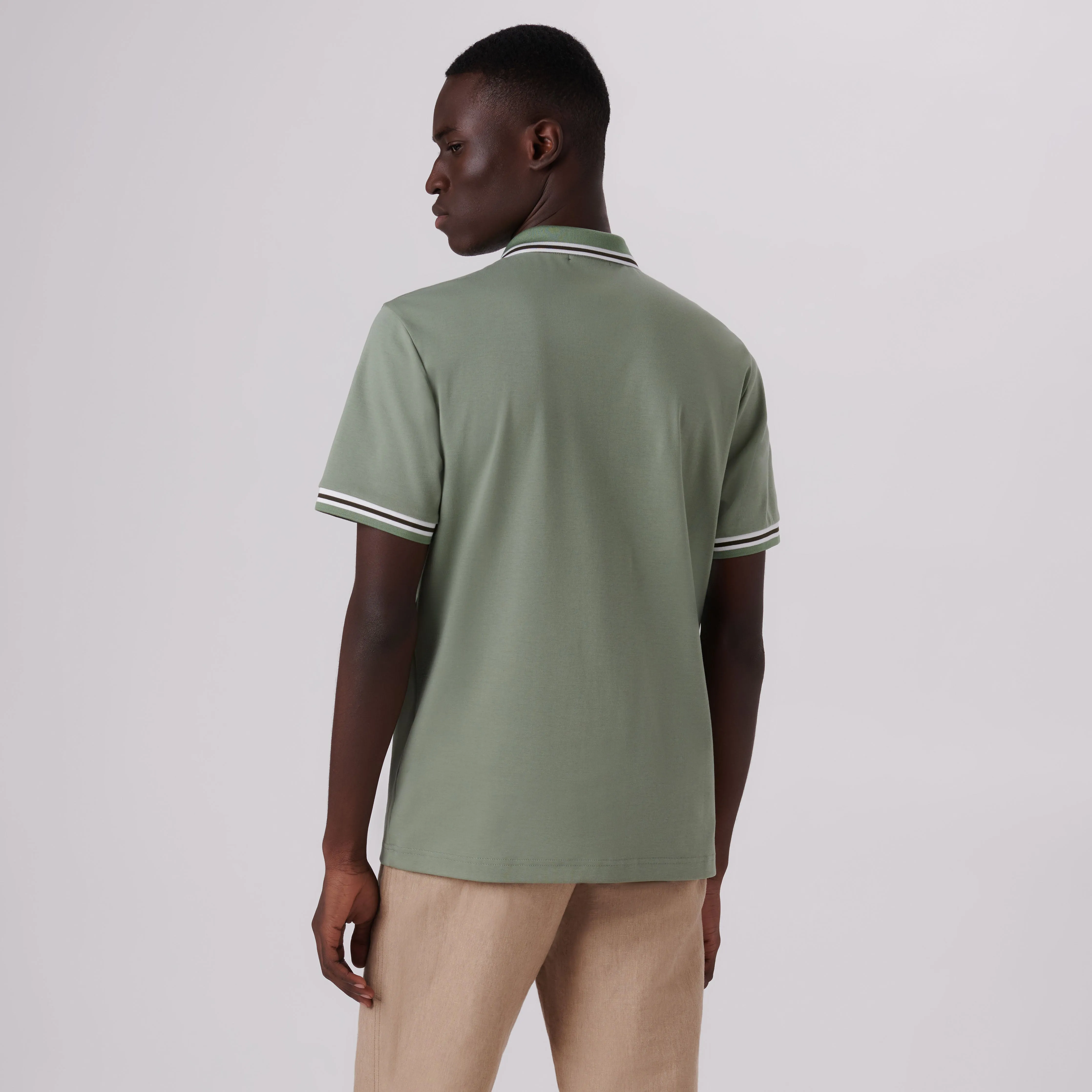 Quarter Zip Polo Shirt