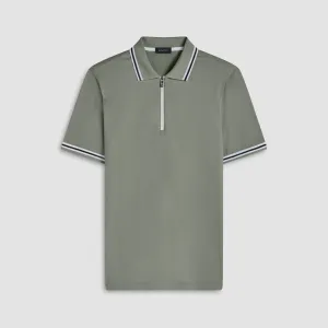 Quarter Zip Polo Shirt