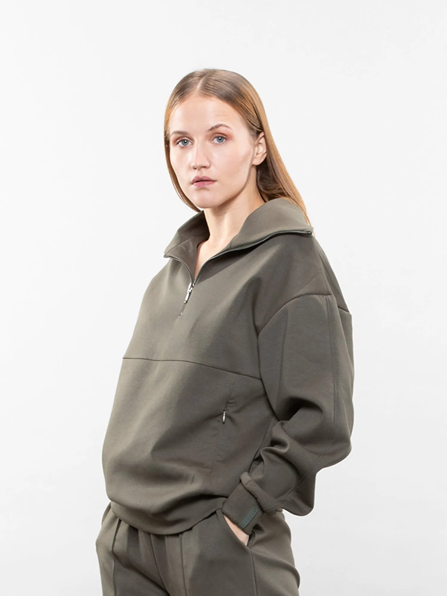 Quarter-zip sweatshirt