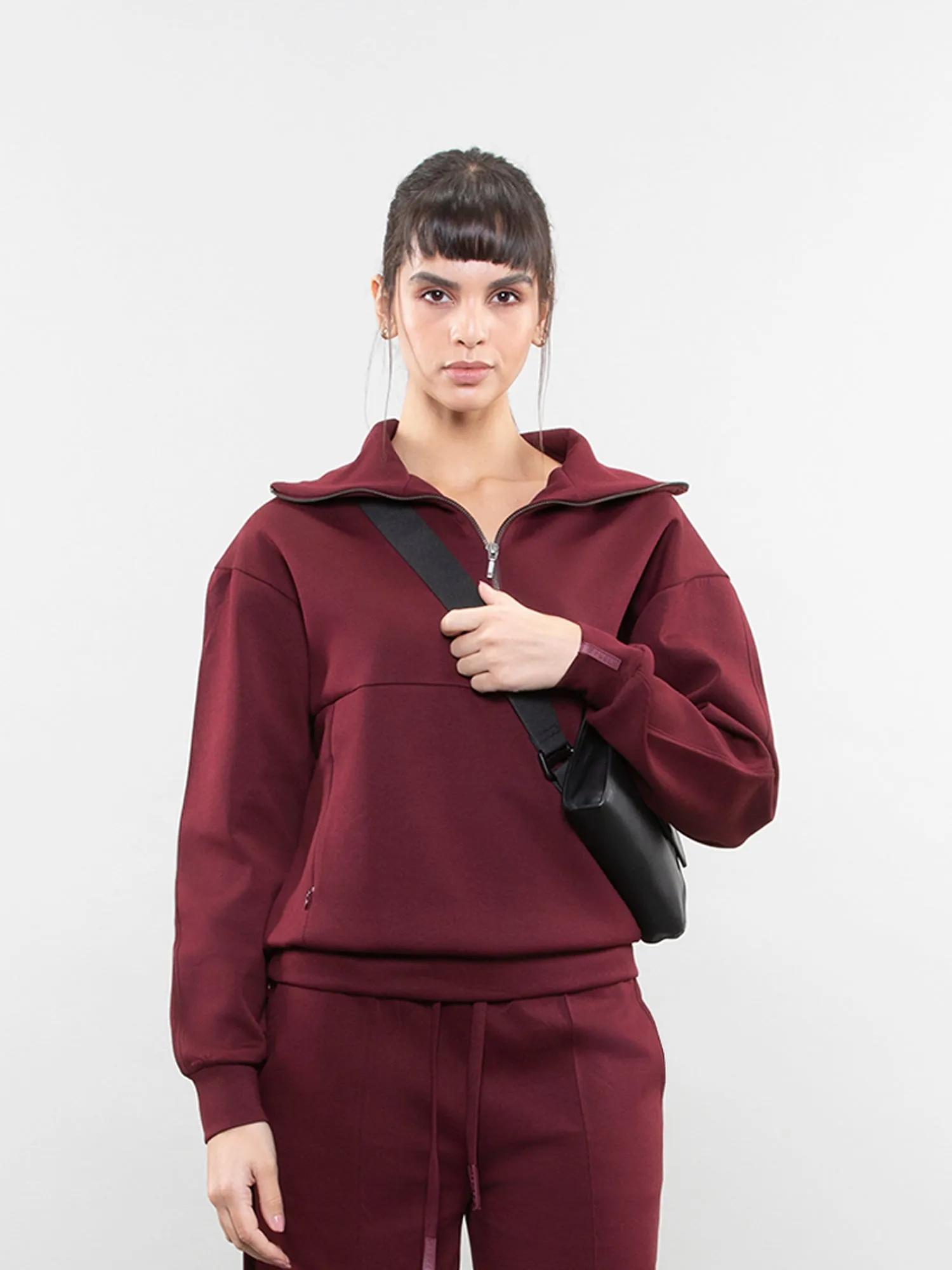 Quarter-zip sweatshirt