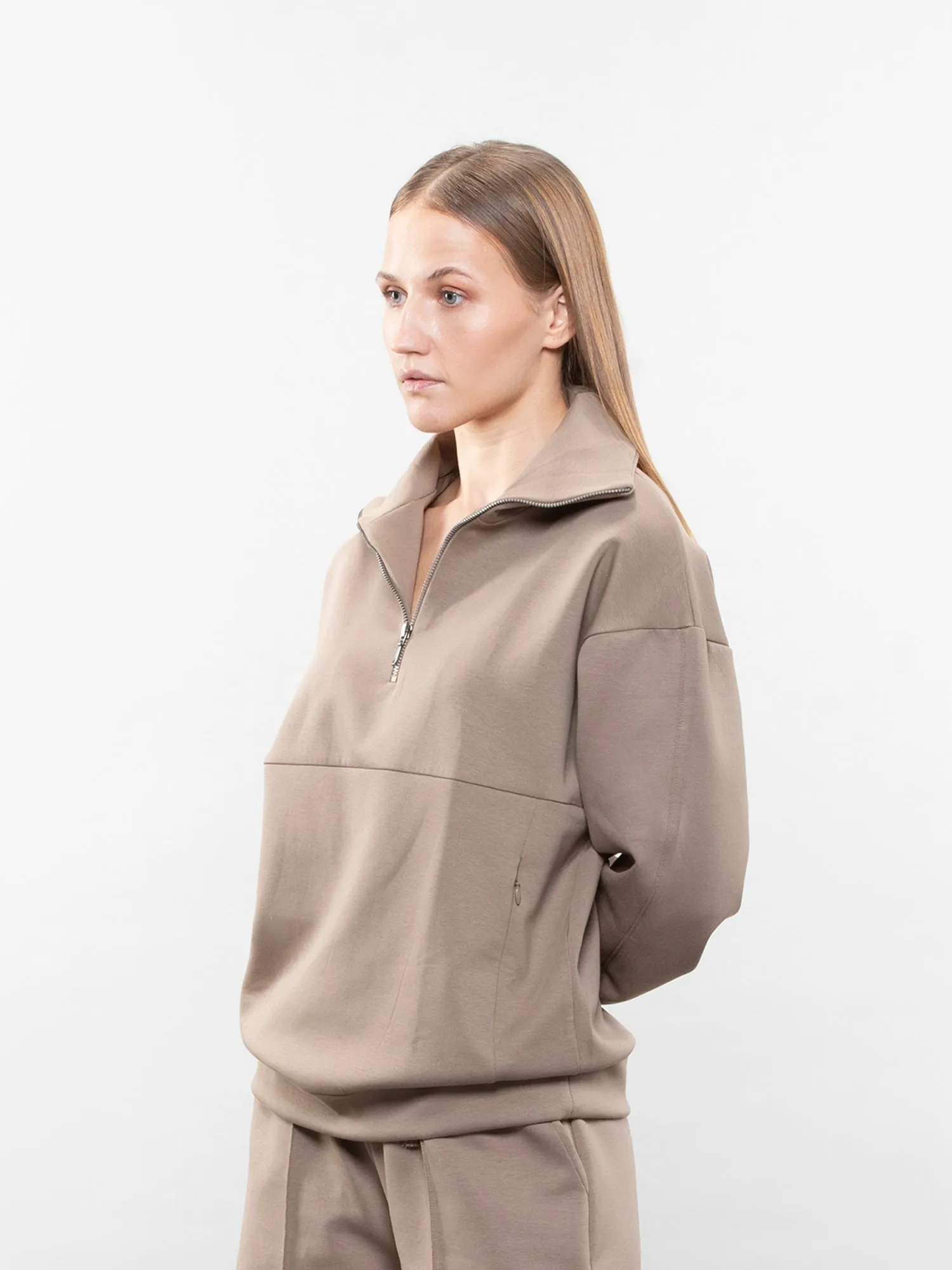 Quarter-zip sweatshirt
