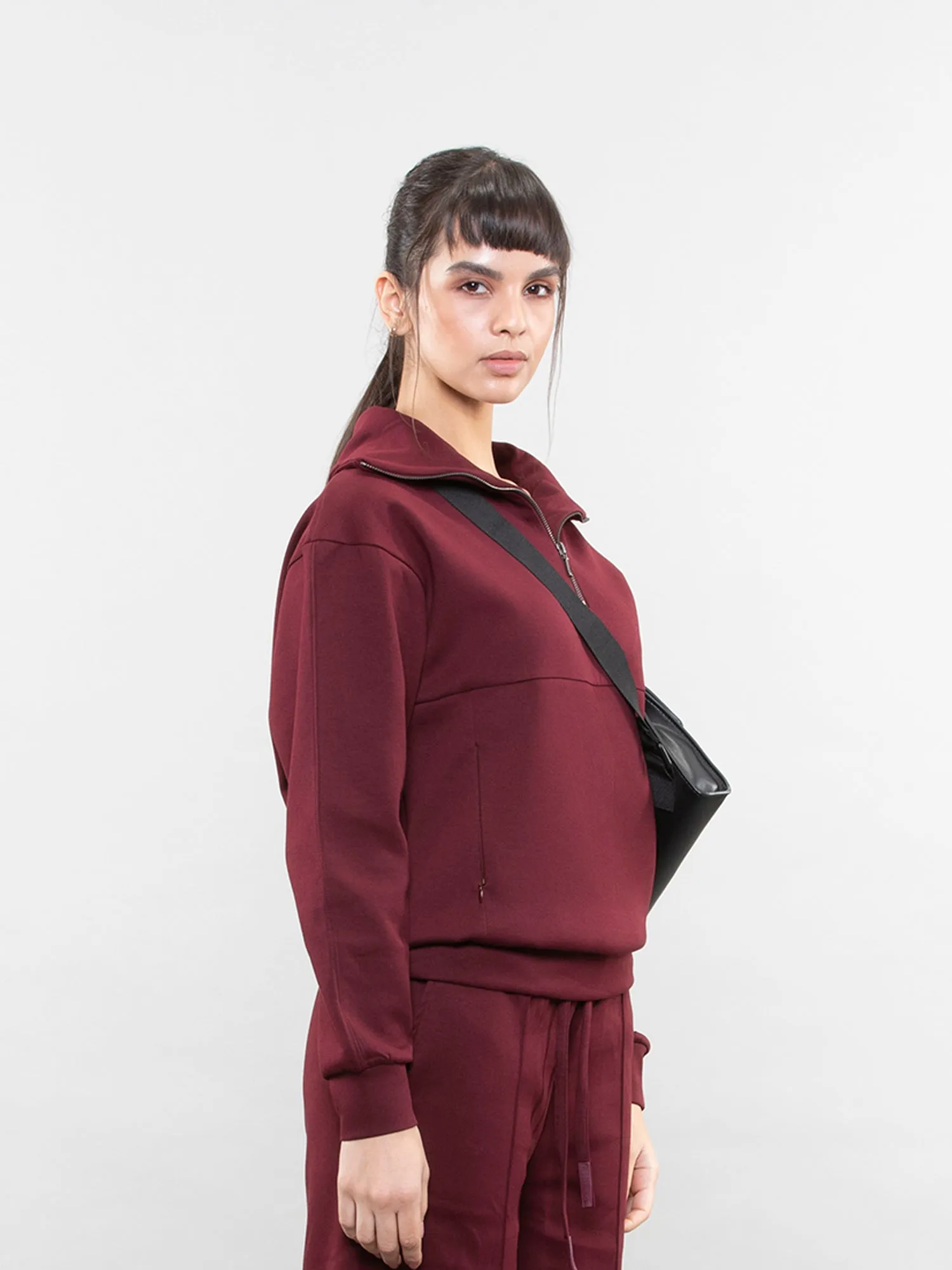 Quarter-zip sweatshirt