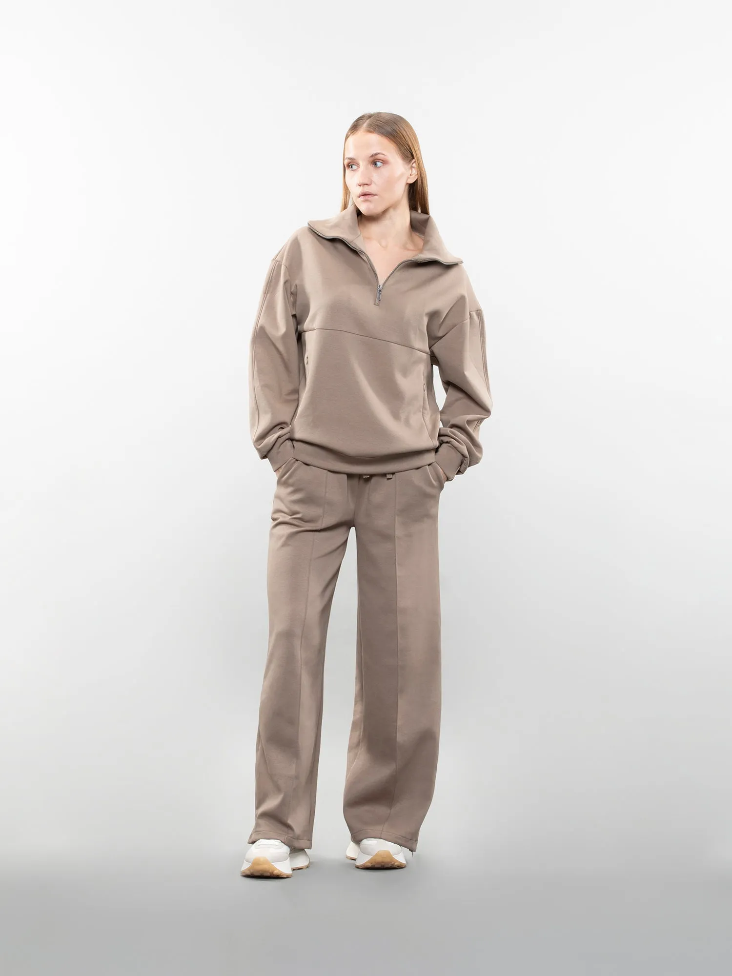 Quarter-zip sweatshirt