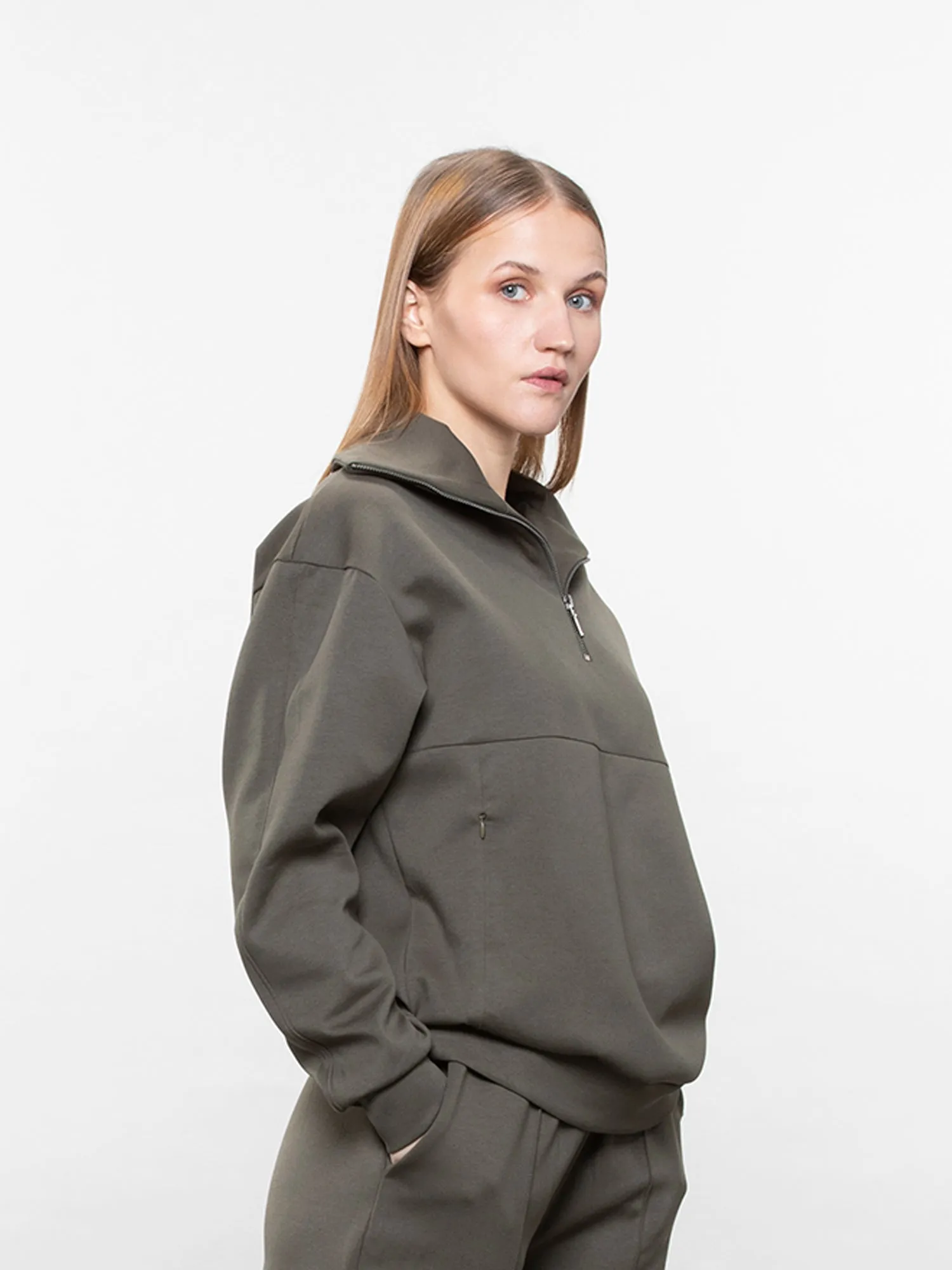 Quarter-zip sweatshirt