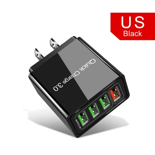 Quick Charge 4-Port USB Fast Charger