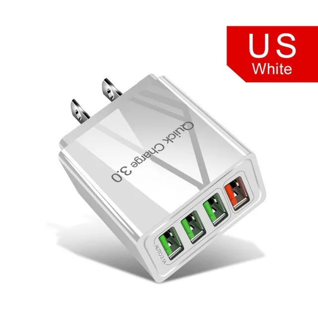 Quick Charge 4-Port USB Fast Charger