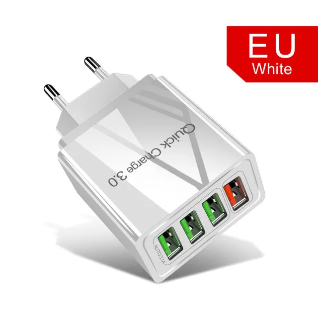Quick Charge 4-Port USB Fast Charger