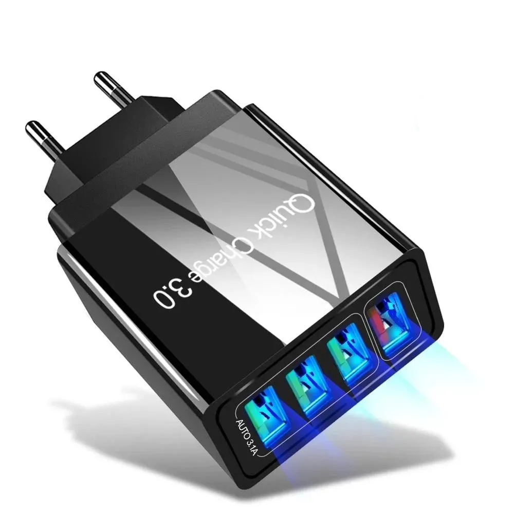 Quick Charge 4-Port USB Fast Charger