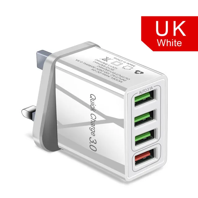 Quick Charge 4-Port USB Fast Charger