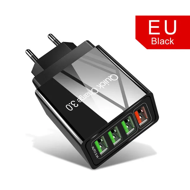 Quick Charge 4-Port USB Fast Charger