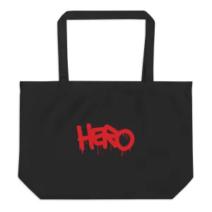 "Hero" Large organic tote bag