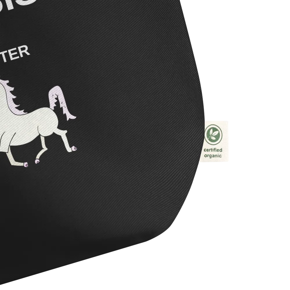 "Hypnosis Before and After" Large organic tote bag