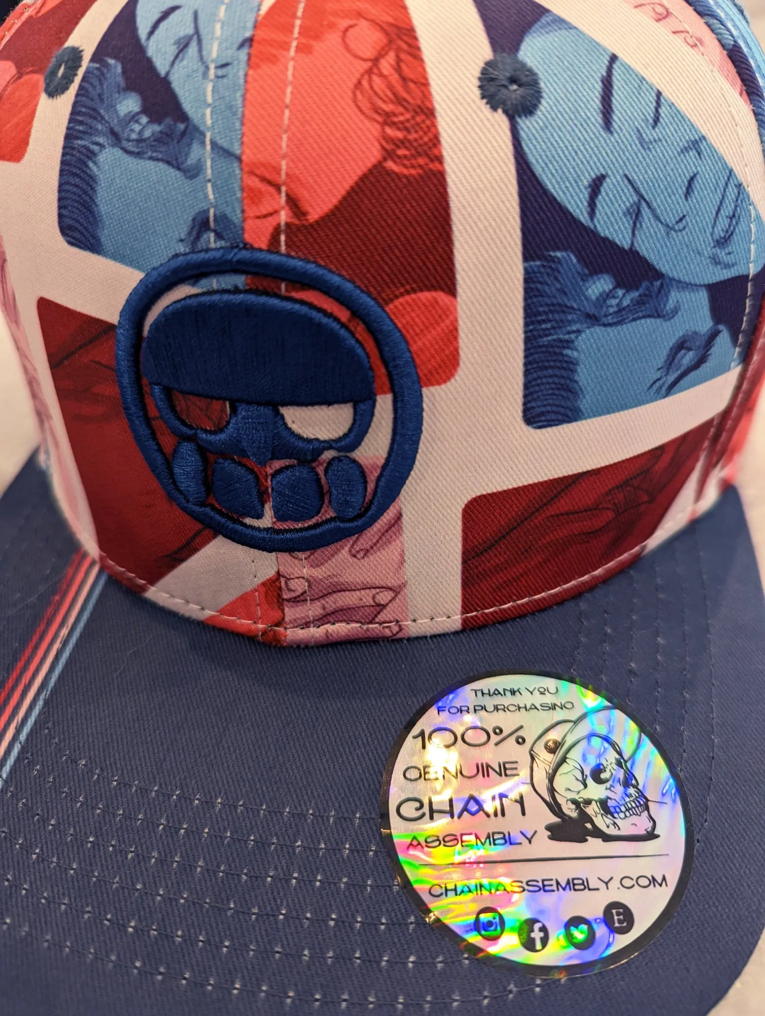 "Satisfy" Limited Edition Sublimated 6-panel Flat Bill Hat