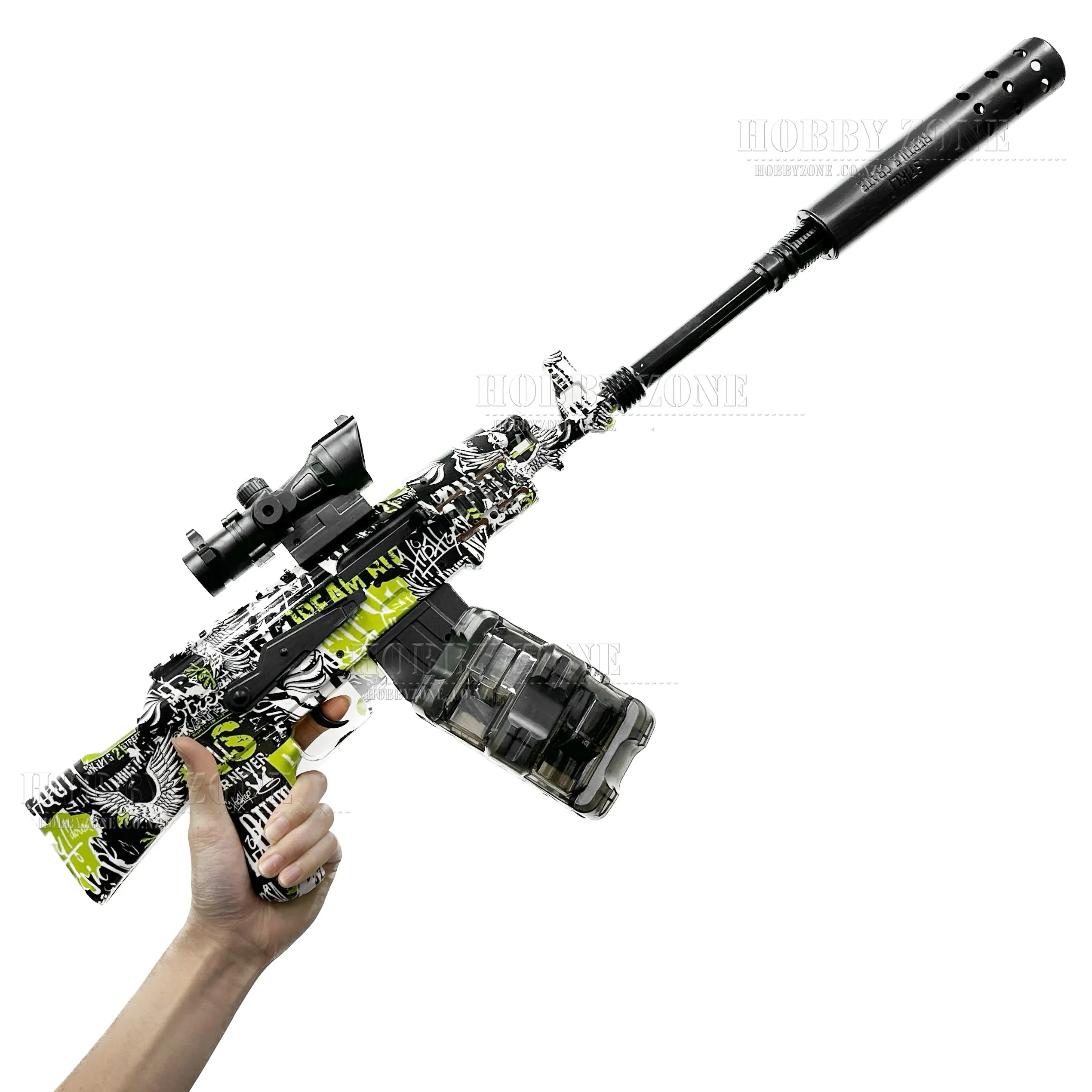 [R18 ] "Basil Pesto" AKS 74U Gel Ball Blaster [ID Check Required]