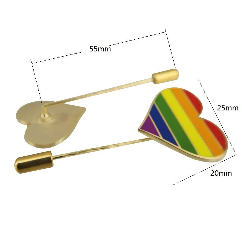 Rainbow Stick Pin