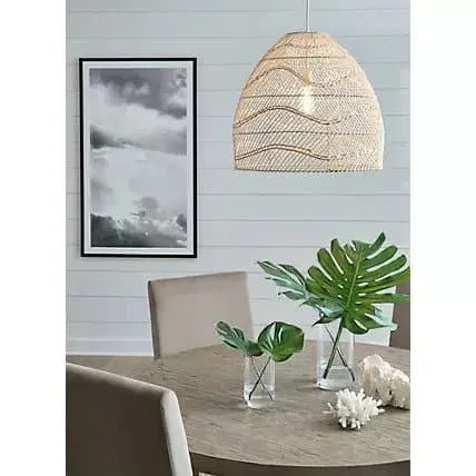 Rattan Boho Bell Shaped Pendant