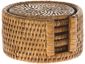 Rattan Coaters Set of 4