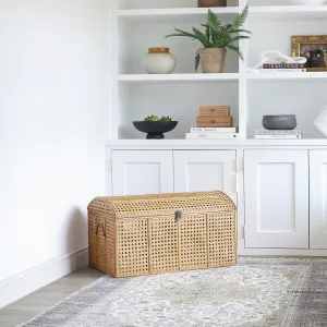 Rattan Domed Trunk