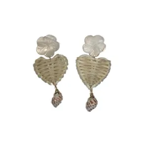 Rattan Hearts & Shells