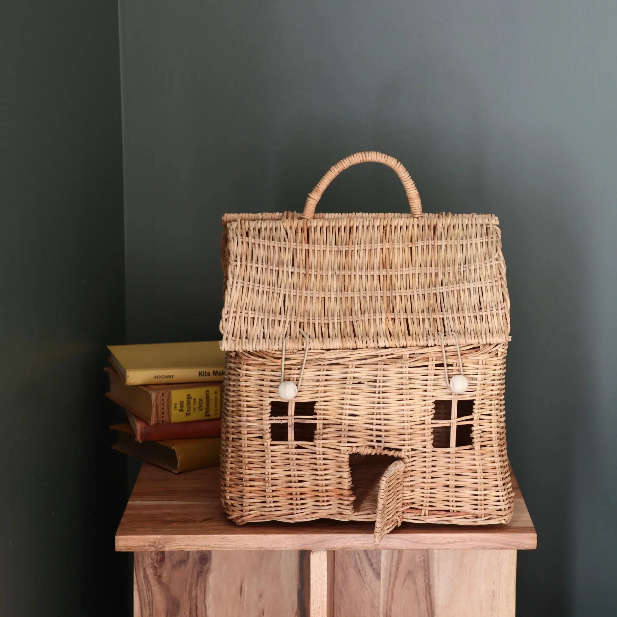 Rattan House Basket
