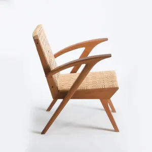 Rattan Jengki Teak Relax Chair